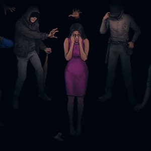 Album cover art for Acosador (Trastornos Mentales)
