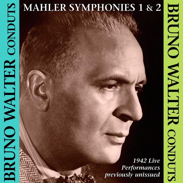 Album cover art for Conducts Mahler Symphonies Nos. 1 & 2