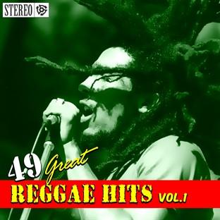 Album cover art for 49 Great Reggae Hits Vol. 1