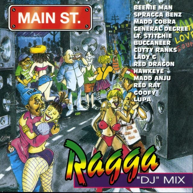 Album cover art for Main Street Ragga 'dj' Mix
