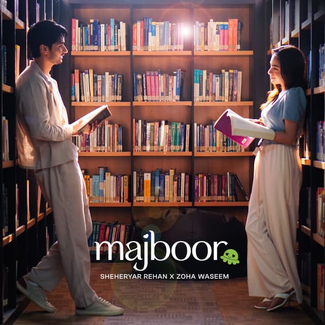 Album cover art for Majboor