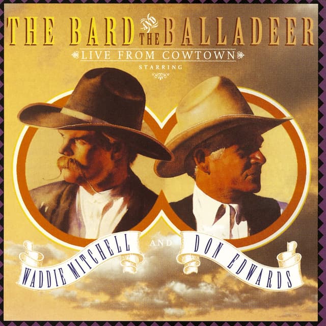 Album cover art for The Bard And The Balladeer Live From Cowtown