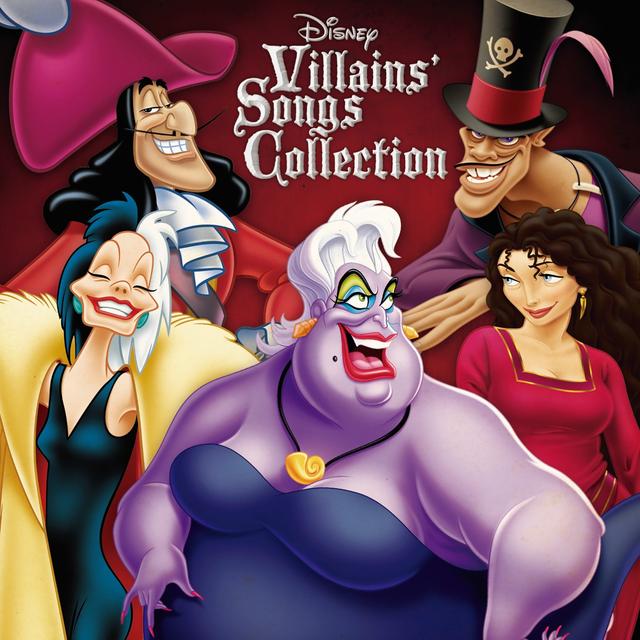 Album cover art for Disney Villains' Songs Collection