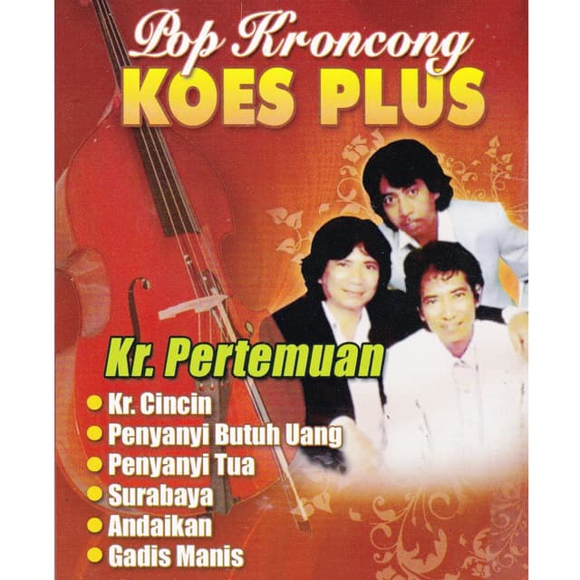 Album cover art for Pop Keroncong Koes Plus