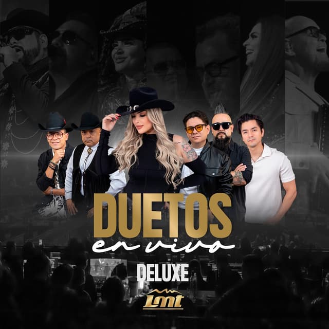 Album cover art for Duetos en Vivo, Deluxe
