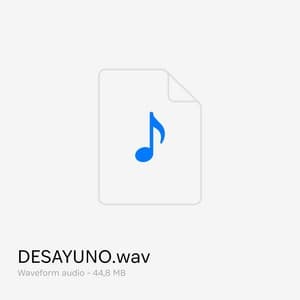 Album cover art for Desayuno