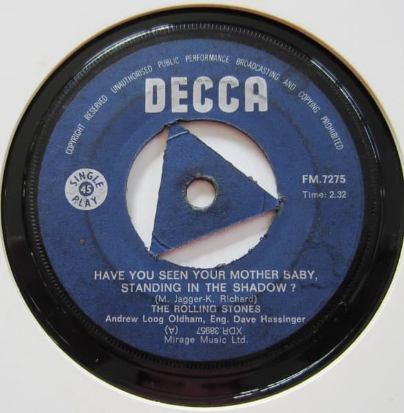 Album cover art for Have You Seen Your Mother Baby, Standing In The Shadow ?