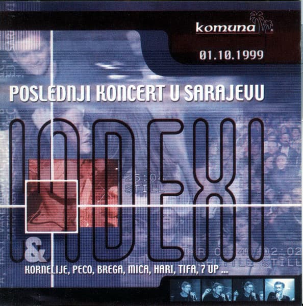 Album cover art for Poslednji Koncert U Sarajevu