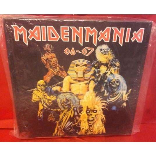 Album cover art for Maiden Mania 80-87