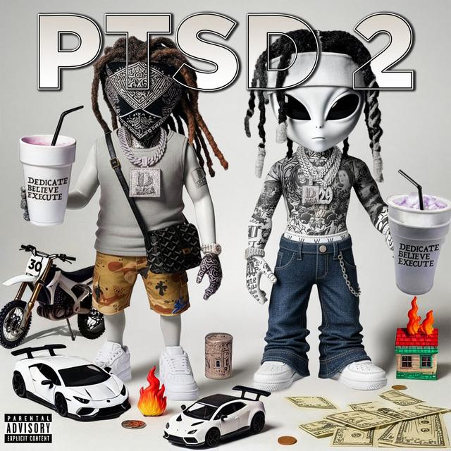 Album cover art for PTSD 2