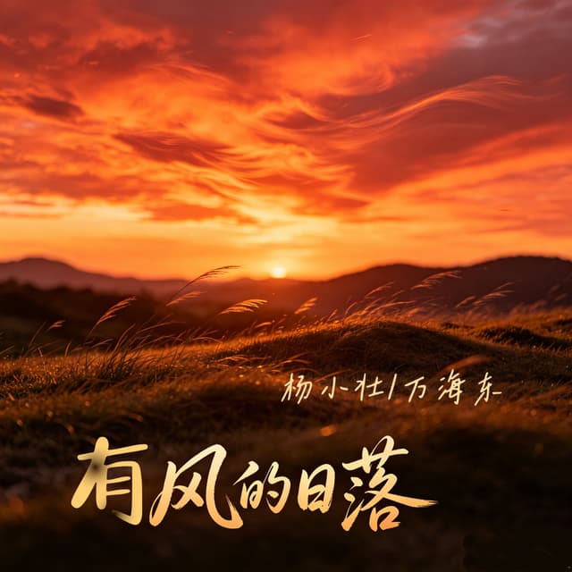 Album cover art for 有风的日落