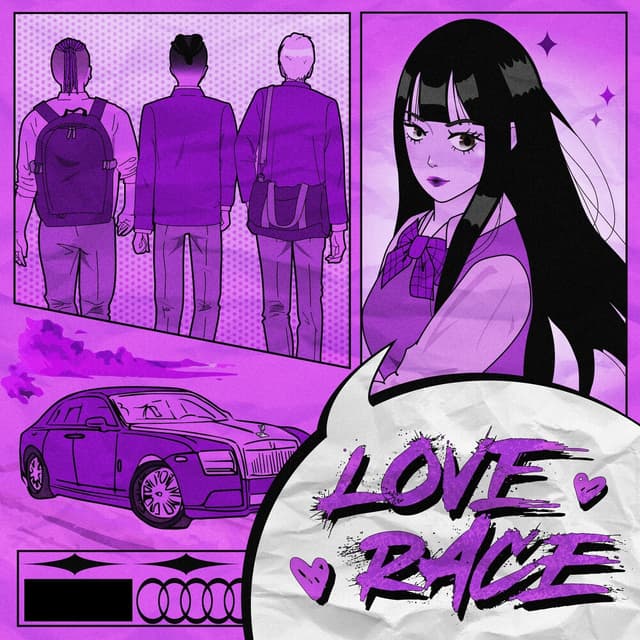 Album cover art for Love Race