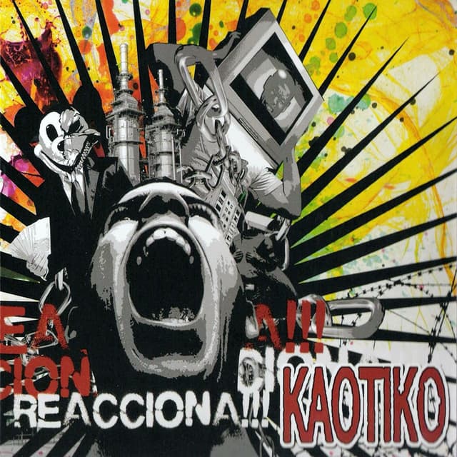 Album cover art for Reacciona!!!