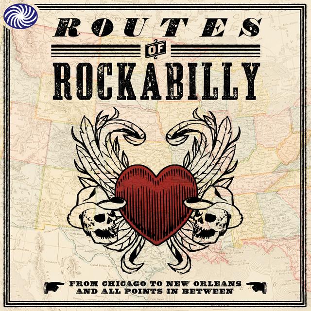 Album cover art for Routes Of Rockabilly