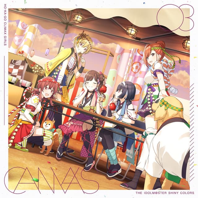 Album cover art for THE IDOLM@STER SHINY COLORS "CANVAS" 03