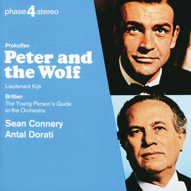 Album cover art for Prokofiev: Peter and the Wolf; Lieutenant Kijé / Britten: The Young Person's Guide to the Orchestra