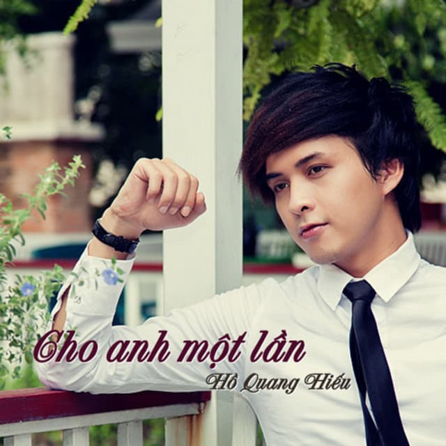 Album cover art for Cho anh một lần