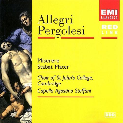 Album cover art for Allegri : Miserere - Pergolesi: Stabat Mater - Caldara : Stabat Mater