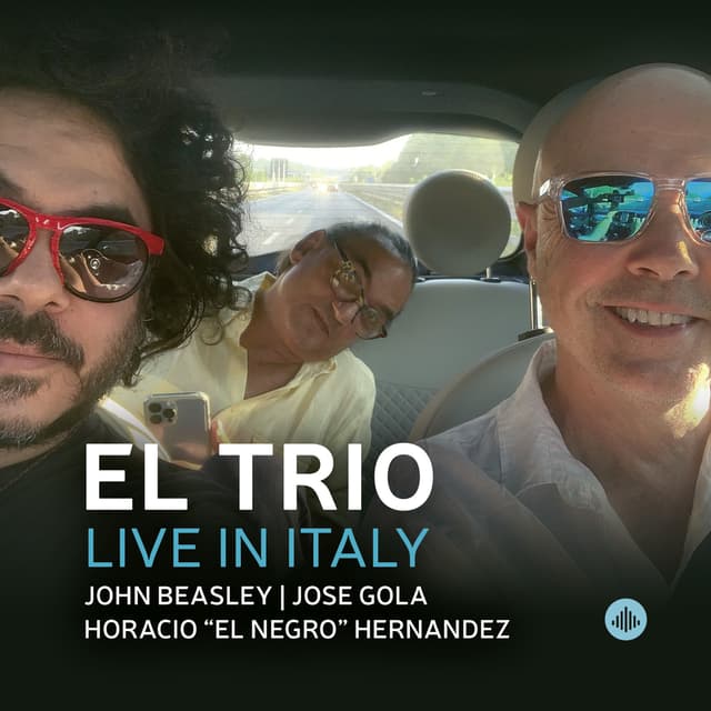 Album cover art for El Trio: Live in Italy