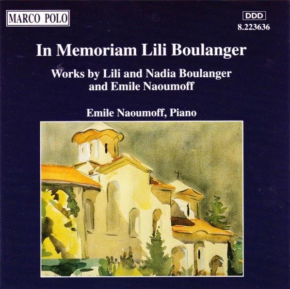 Album cover art for In Memoriam Lili Boulanger