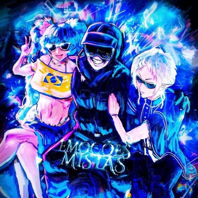 Album cover art for EMOÇÕES MISTAS