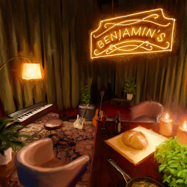 Album cover art for Till slutet av augusti (Live från Benjamin's)