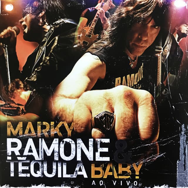 Album cover art for Marky Ramone & Tequila Baby Ao Vivo