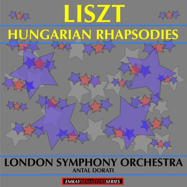 Album cover art for Franz Liszt: 6 Hungarian Rhapsodies (stereo Remaster)