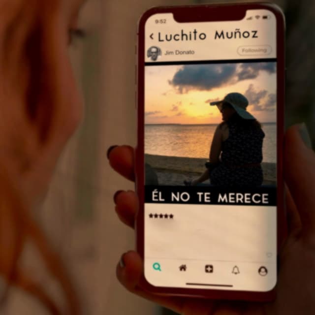 Album cover art for El No Te Merece