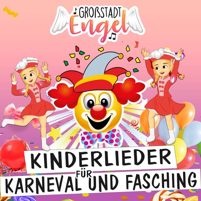 Album cover art for Kinderlieder für Karneval und Fasching