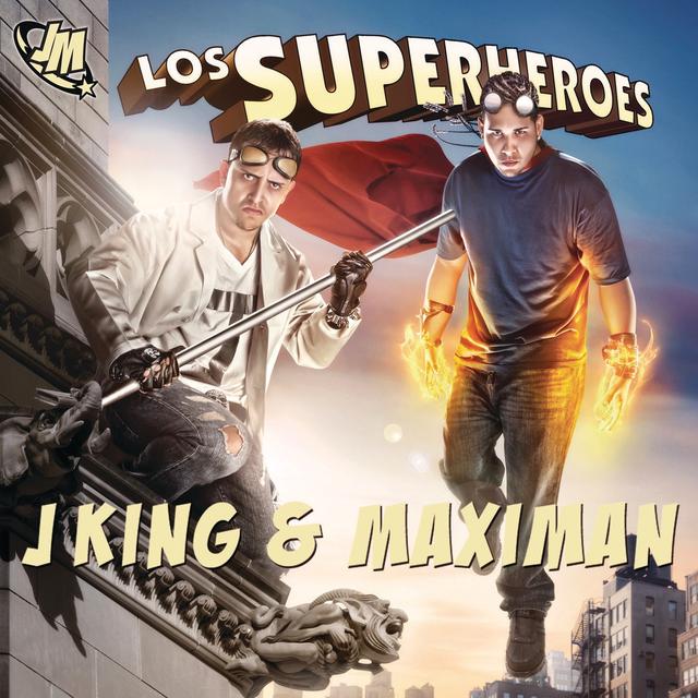 Album cover art for Los Superheroes