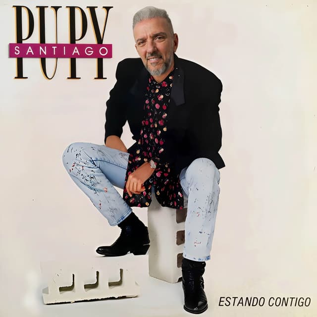 Album cover art for Estando contigo