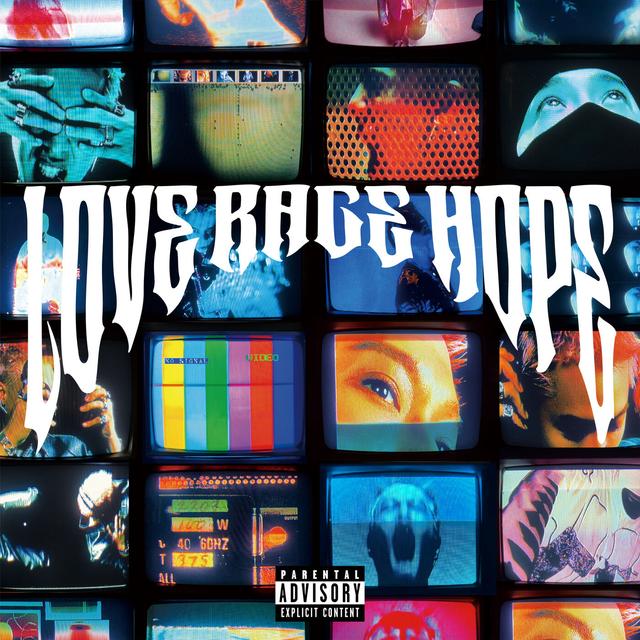 Album cover art for LOVE RAGE HOPE