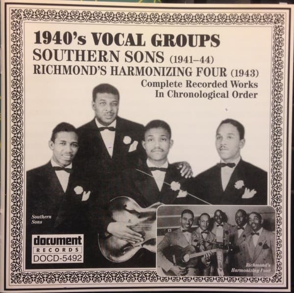 Album cover art for 1940’s Vocal Groups: Complete Recorded Works In Chronological Order, 1941-1944