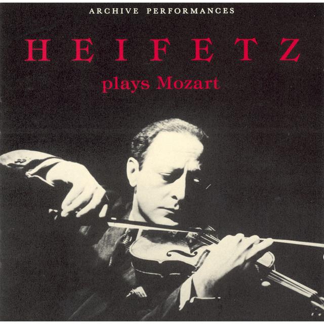 Album cover art for Heifetz Joue Mozart