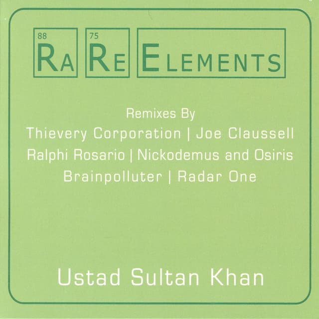 Album cover art for Rare Elements: Ustad Sultan Khan