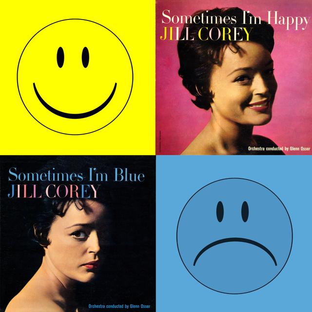 Album cover art for Sometimes I'm Happy, Sometimes I'm Blue