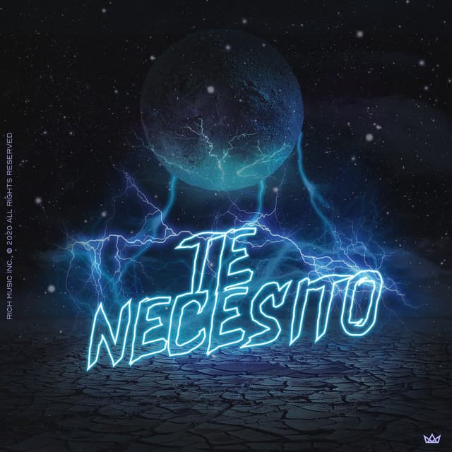 Album cover art for Te Necesito