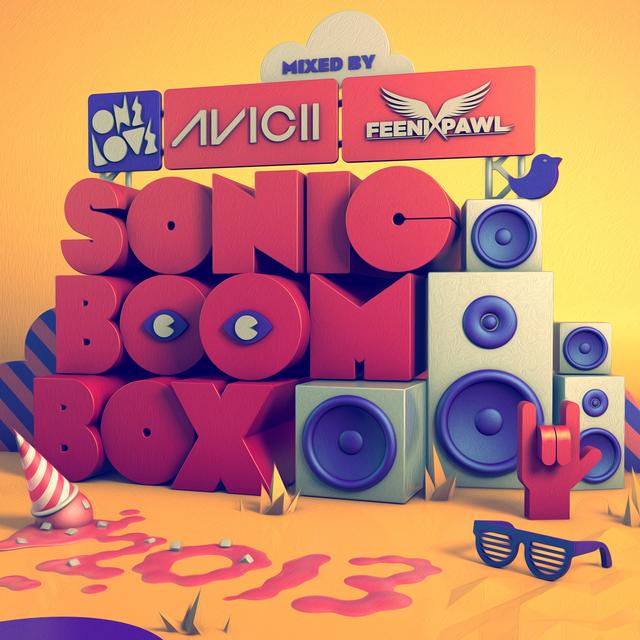 Album cover art for Onelove Sonic Boom Box 2013