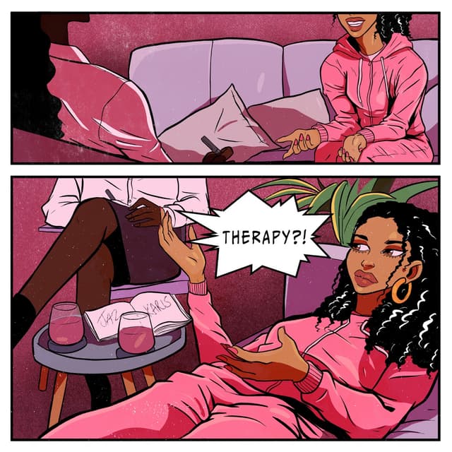 Album cover art for THERAPY