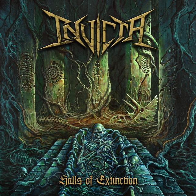 Album cover art for Halls of Extinction