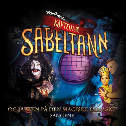 Album cover art for Kaptein Sabeltann og jakten på Den Magiske Diamant