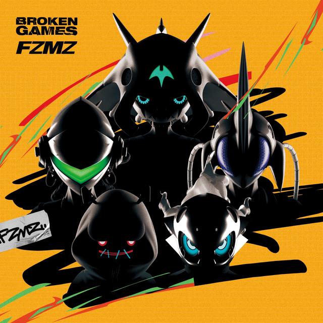 Album cover art for BROKEN GAMES