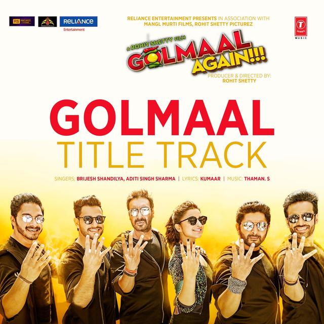 Album cover art for Golmaal Title Track (From "Golmaal Again!!!")