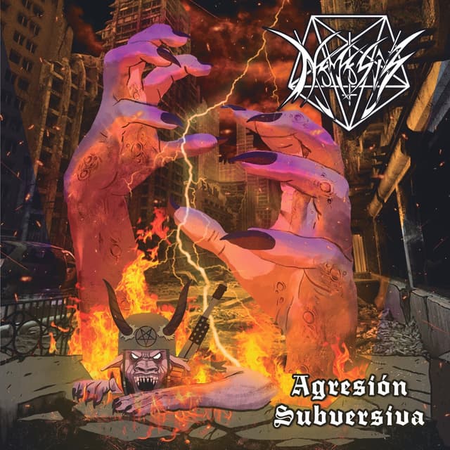 Album cover art for Agresión subversiva