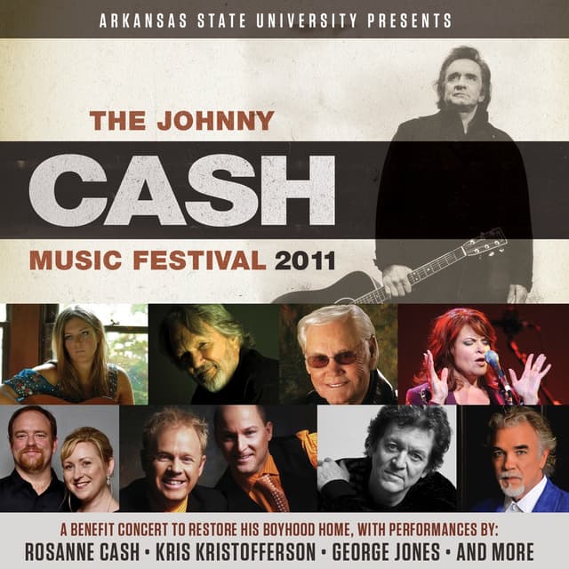 Album cover art for The Johnny Cash Music Festival 2011