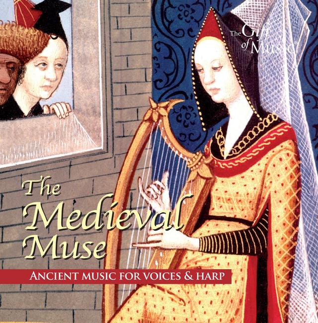Album cover art for The Medieval Muse: Ancient music for voices & harp