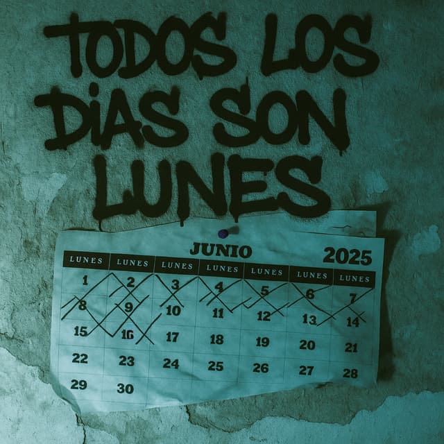 Album cover art for TODOS LOS DÍAS SON LUNES