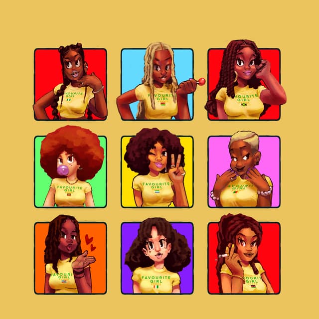 Album cover art for Favourite Girl (with Rema)