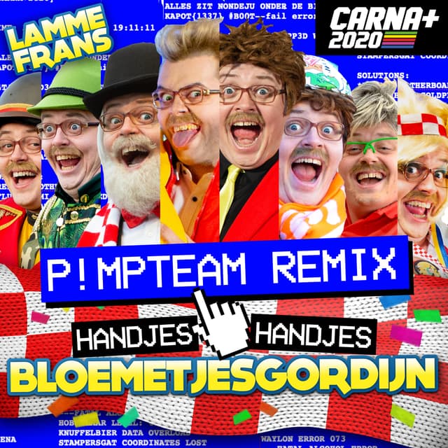 Album cover art for Handjes Handjes Bloemetjesgordijn (Pimpteam Happy Hoempapa Stampwaoge Remix)